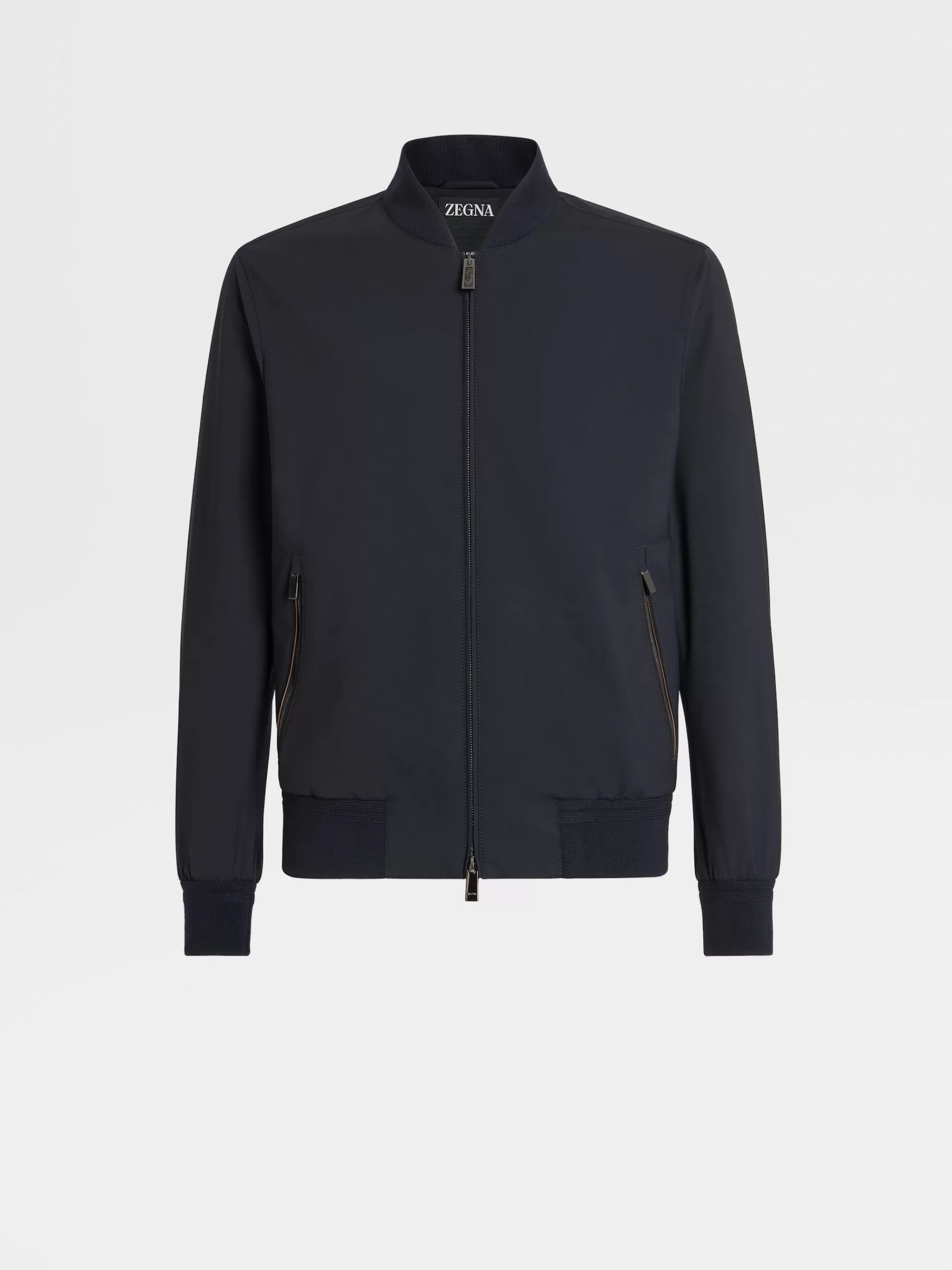 ZEGNA Blusoes E Casacos^Bomber Em La Trofeo™ Elements Azul-Marinho