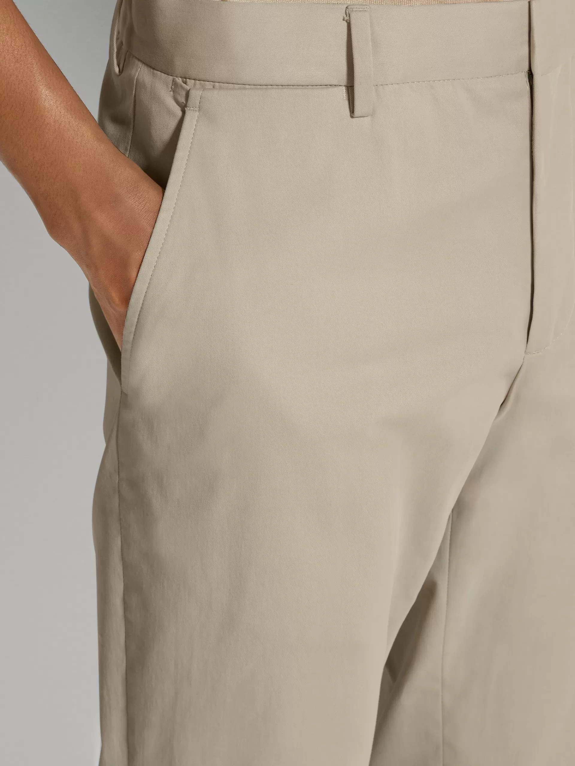 ZEGNA Calças^Calças Em Algodao Brancas Branco