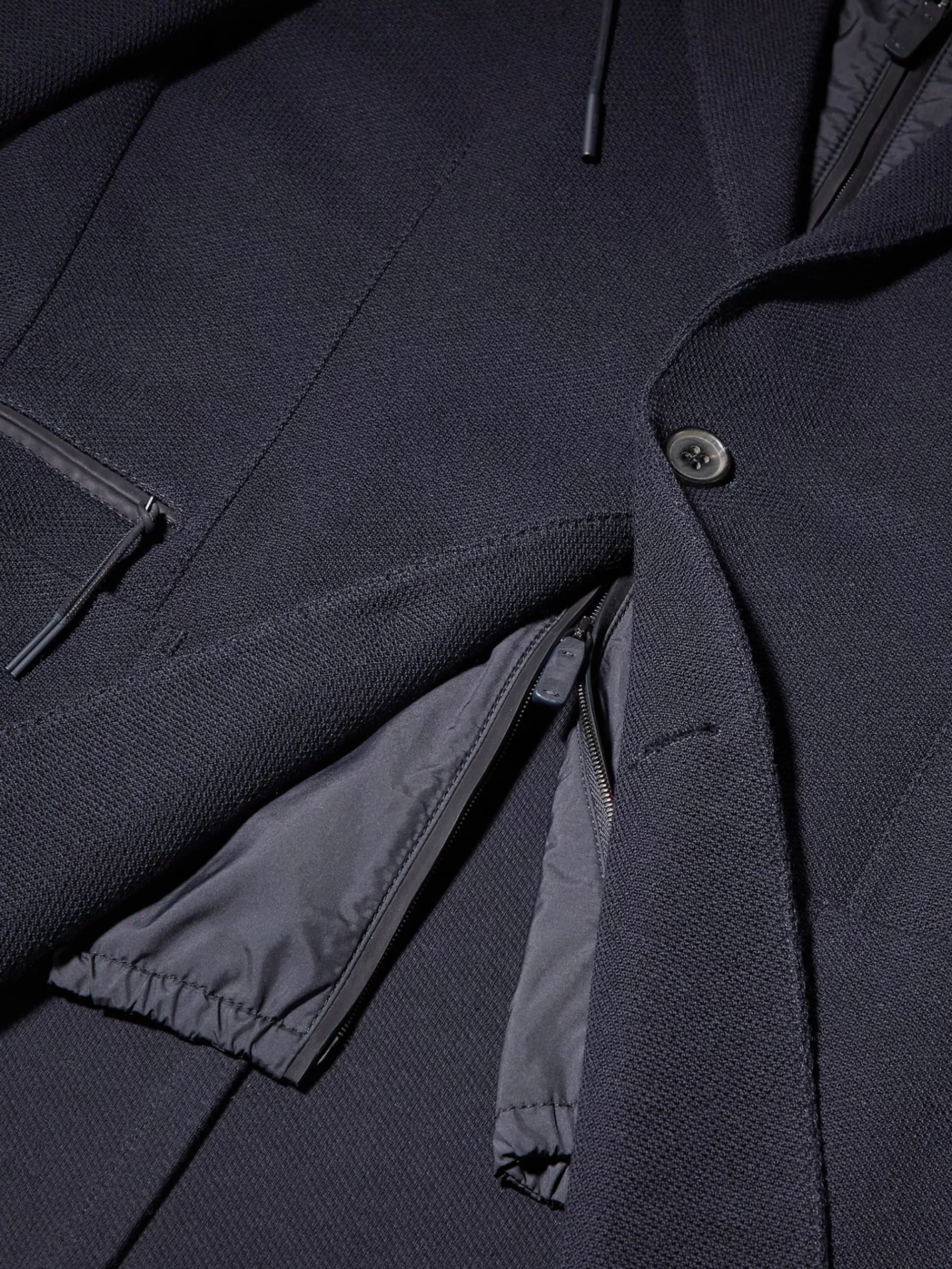 ZEGNA Blazers^Casaco Em Jersei De La High Performance™ E Algodao Azul-Marinho