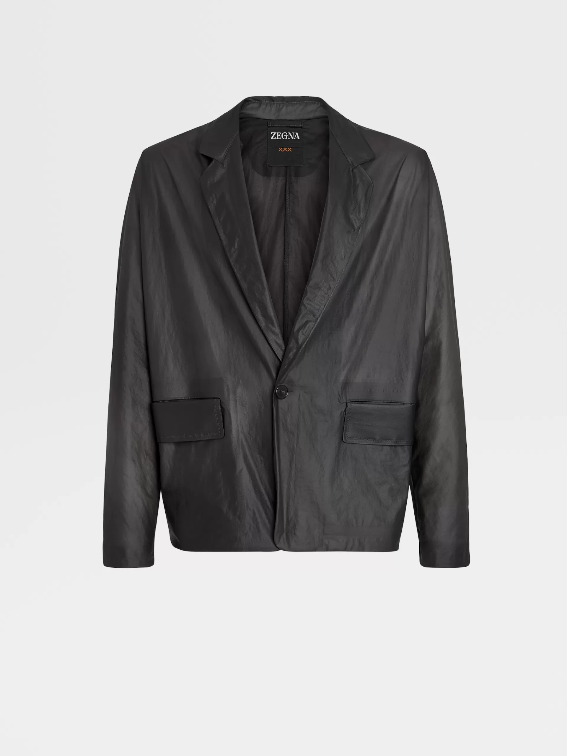 ZEGNA Blazers^Casaco Em Tecido Tecnico Efeito Tie Dye Preto