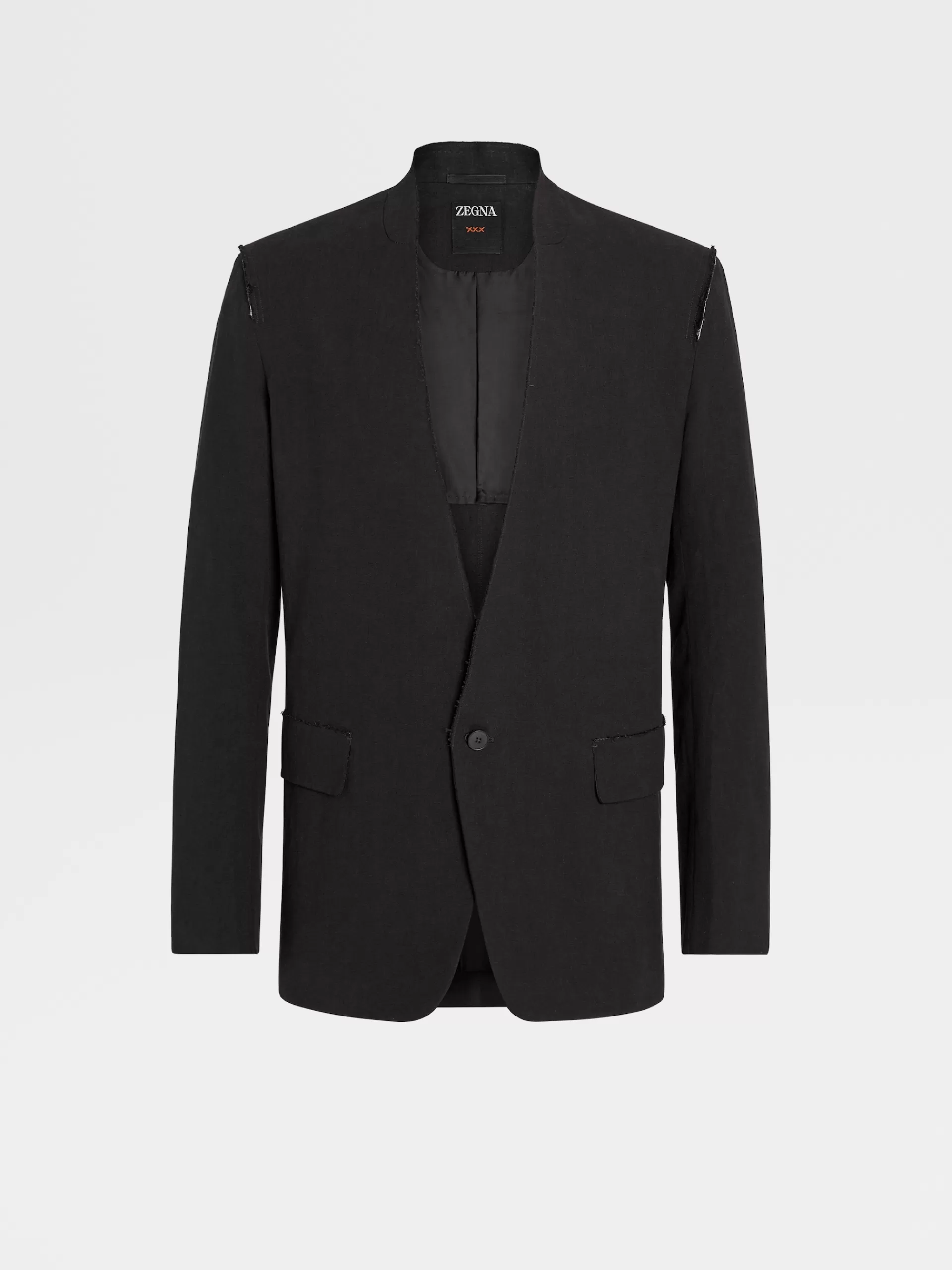 ZEGNA Blazers^Casaco Fashion Show Em Seda Ultraleve Rosa-Velho