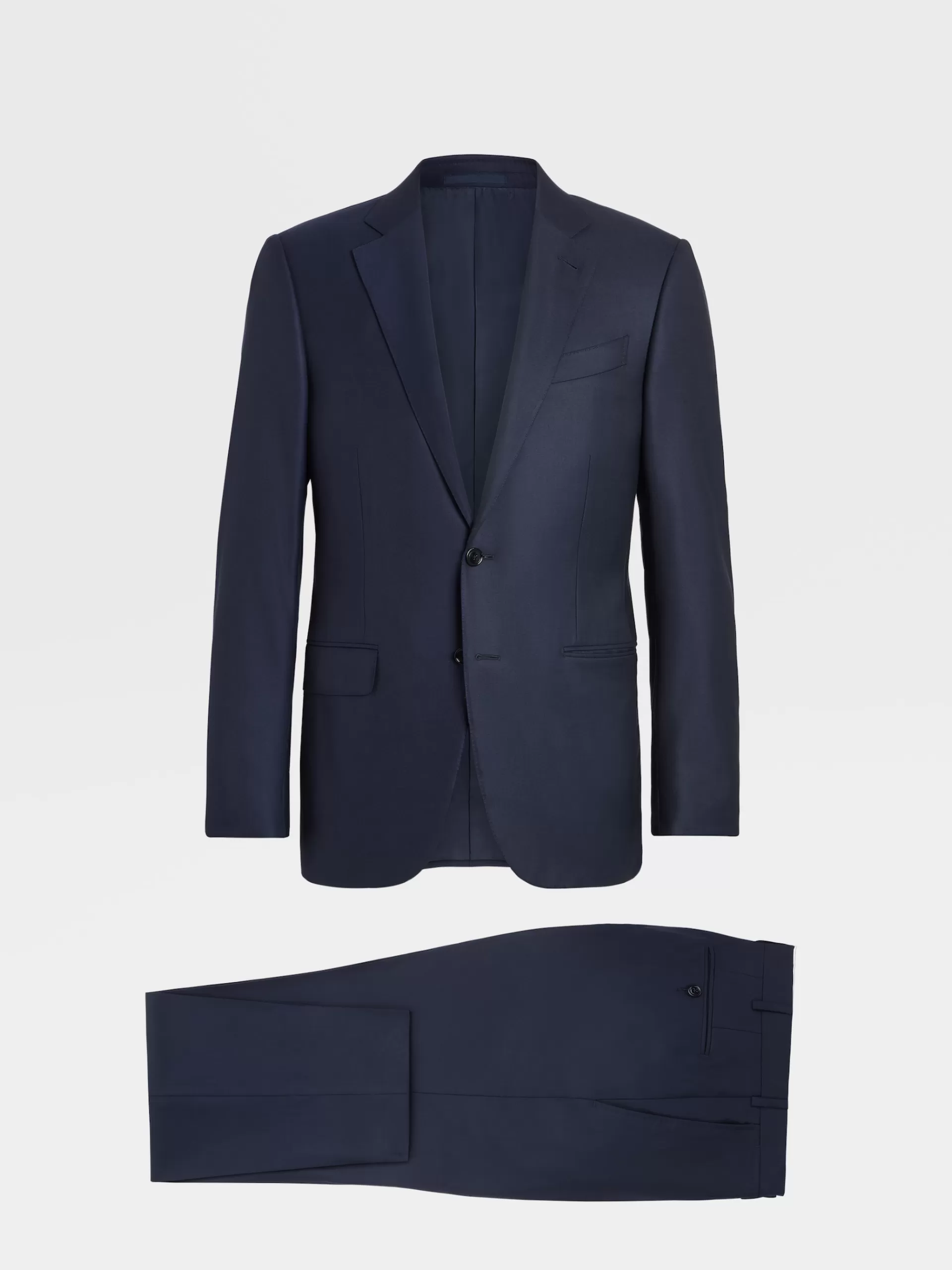 ZEGNA Fatos^Fato Em La 12Milmil12 Azul-Marinho, Drop 7 Azul-Noite