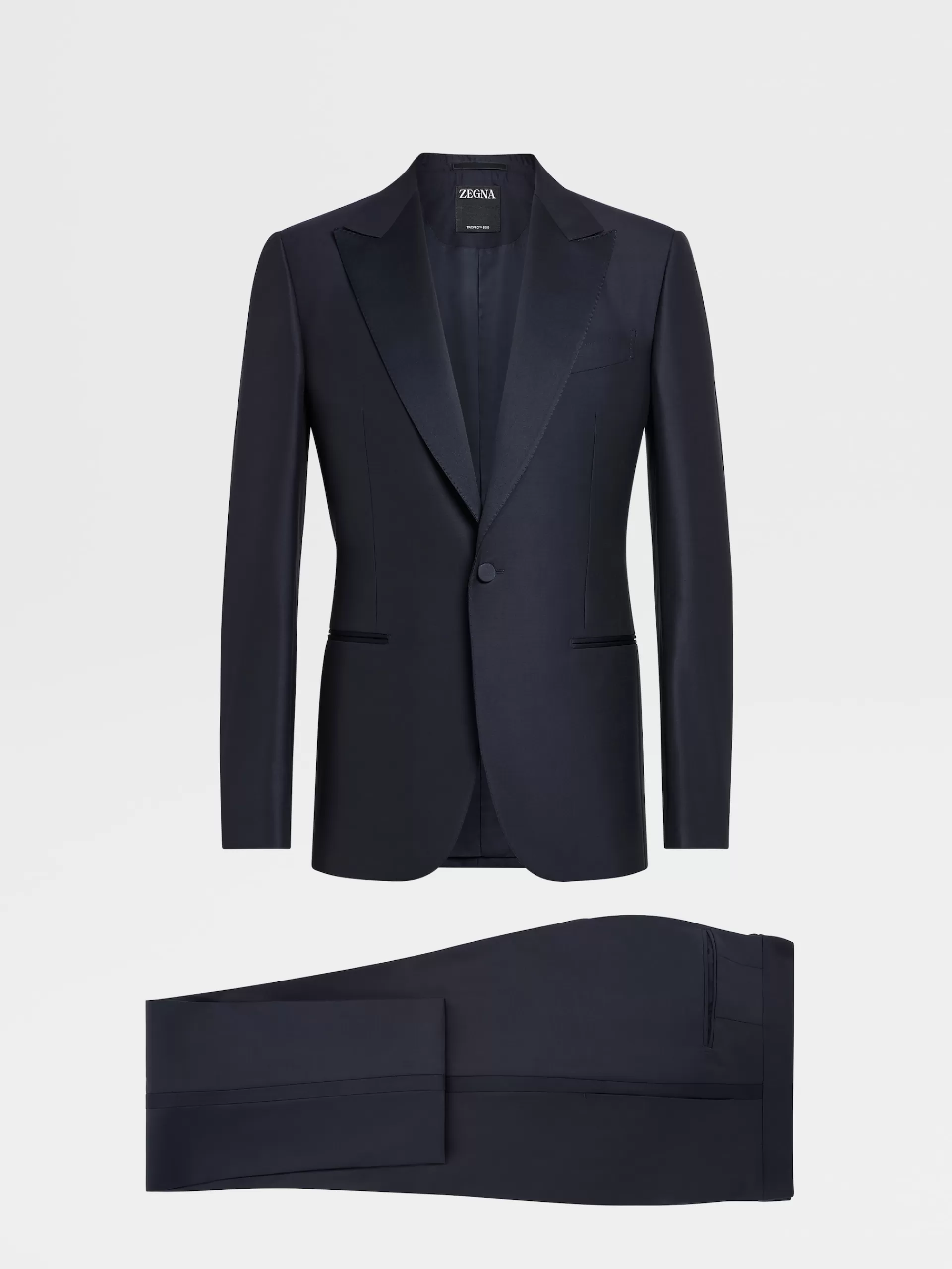 ZEGNA Fatos^Fato Evening Tailoring Trofeo™ 600 Azul-Marinho