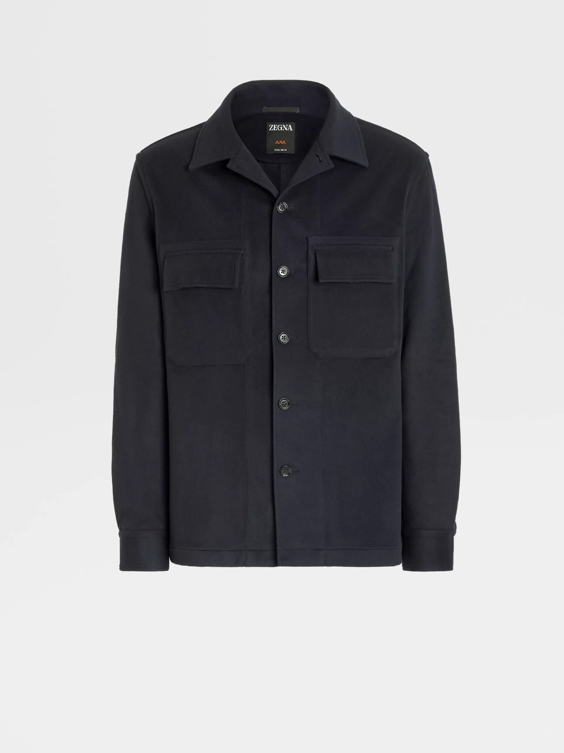 ZEGNA Sobrecamisas E Casacos Chore^Sobrecamisa Em La 12Milmil12 Azul-Marinho