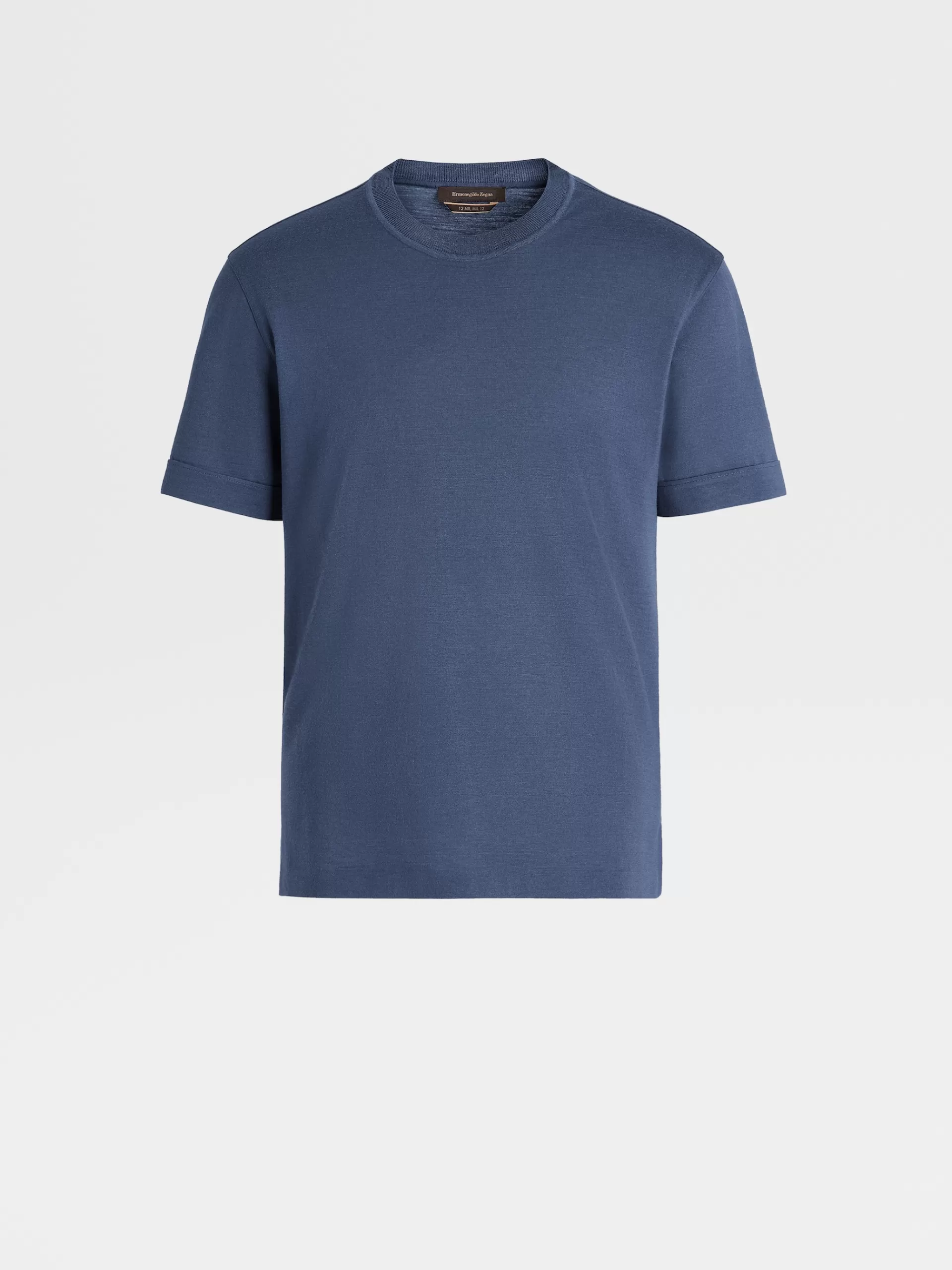 ZEGNA T-Shirts^T-Shirt Em Jersei De La 12Milmil12 Azul Avio